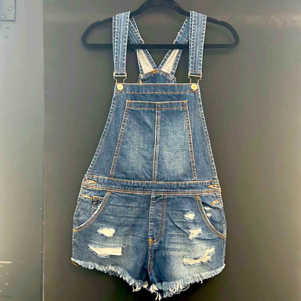 KanCan overall shorts
